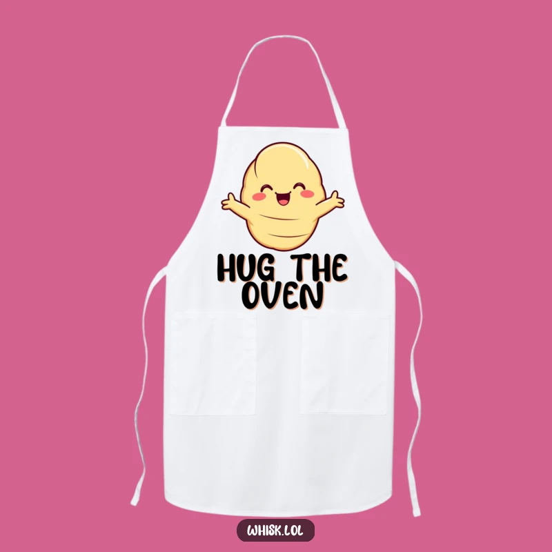 Funny Hugging Croissant Apron: Cook with Care and Smiles, Perfect Funny Gift!