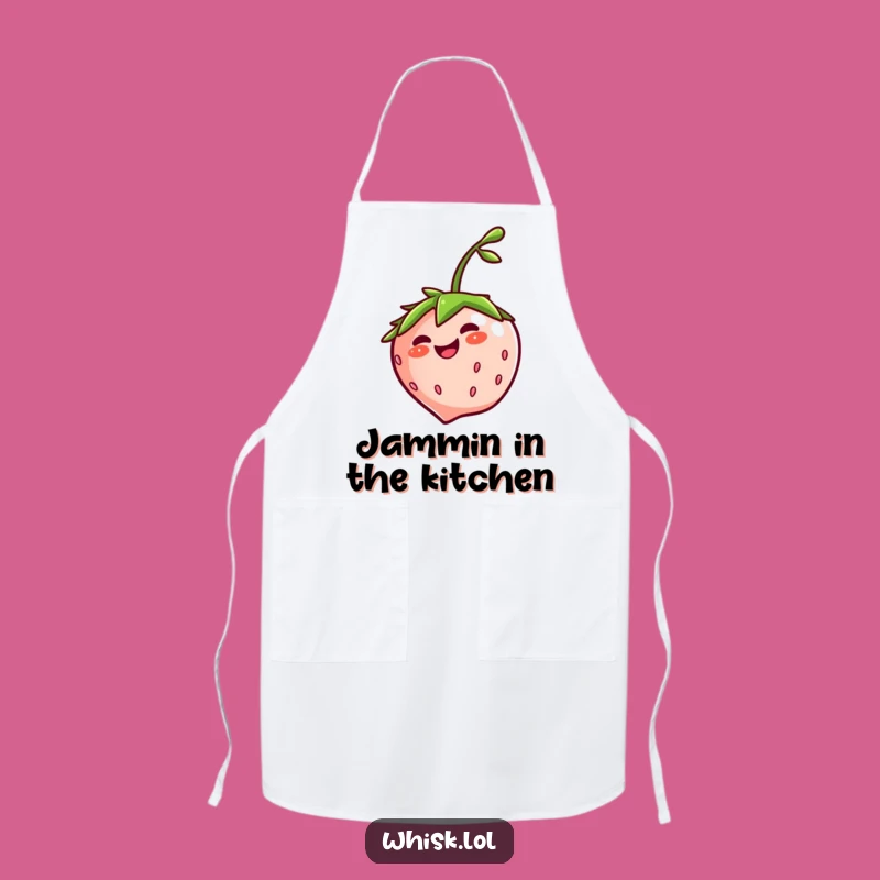 Funny Giggling Strawberry Apron - Spin Fun into Your Cooking, Great Funny Gift