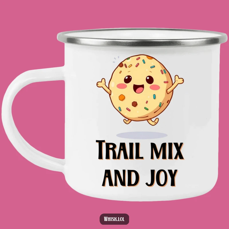 Adventure Funny Bouncing Cookie Camping Mug - Hot Drinks with Sprinkles of Fun, Perfect Funny Gift