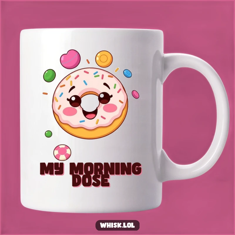 Funny Donut Juggling Mug: A Sweet Treat for a Laugh Lover
