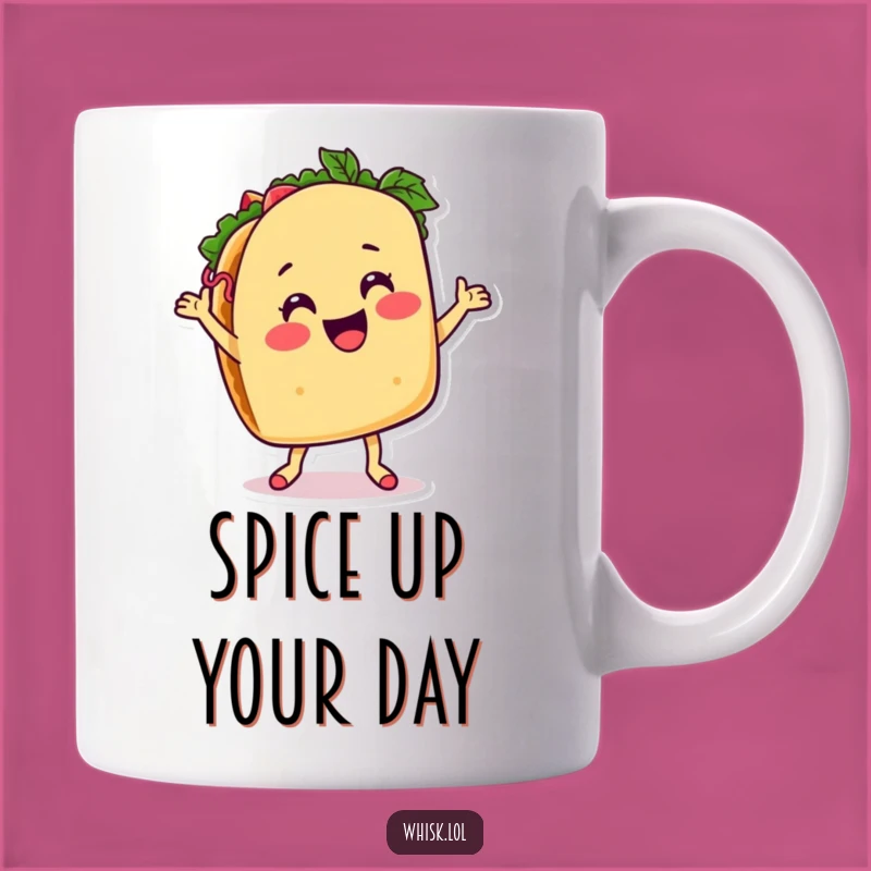Funny Taco Dancing Mug: Spice Up Your Day with Laughter