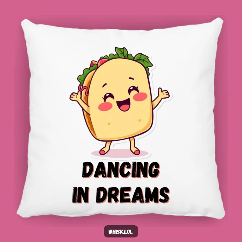 Funny Taco Dancing Pillow: Cuddle up with Fiesta Fun