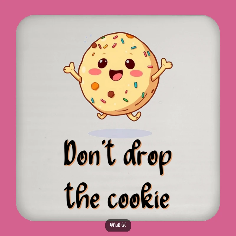 Funny Bouncing Cookie Coasters - Protect Surfaces with Sprinkles of Joy, Chic Funny Gift