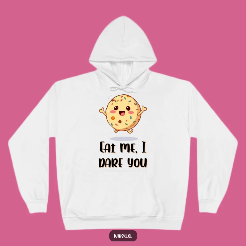 Cozy Funny Bouncing Cookie Hoodie - Warm Sprinkles of Joy, Best Funny Gift Ever