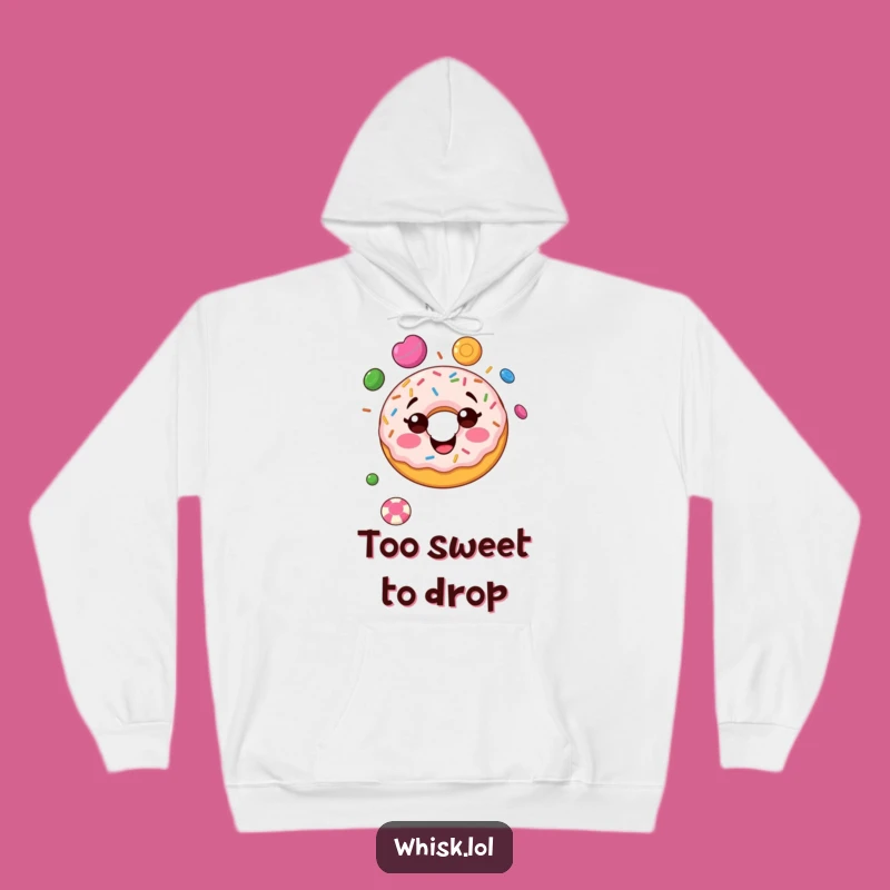 Cozy Funny Donut Juggling Hoodie: Warmth and Sweetness Combined