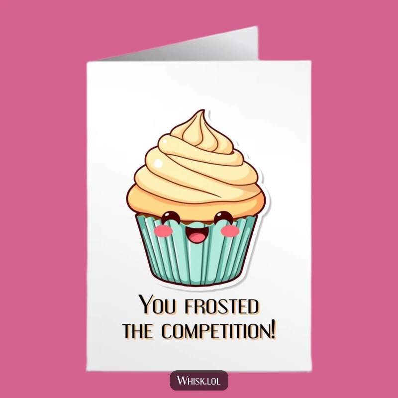 Free Printable Congrats Cupcake Card: Humorous Downloadable for Joyful Achievements