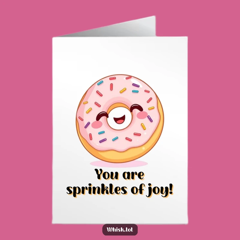 Free Printable Congrats Donut Card: Sprinkle-Filled Downloadable for Big Wins