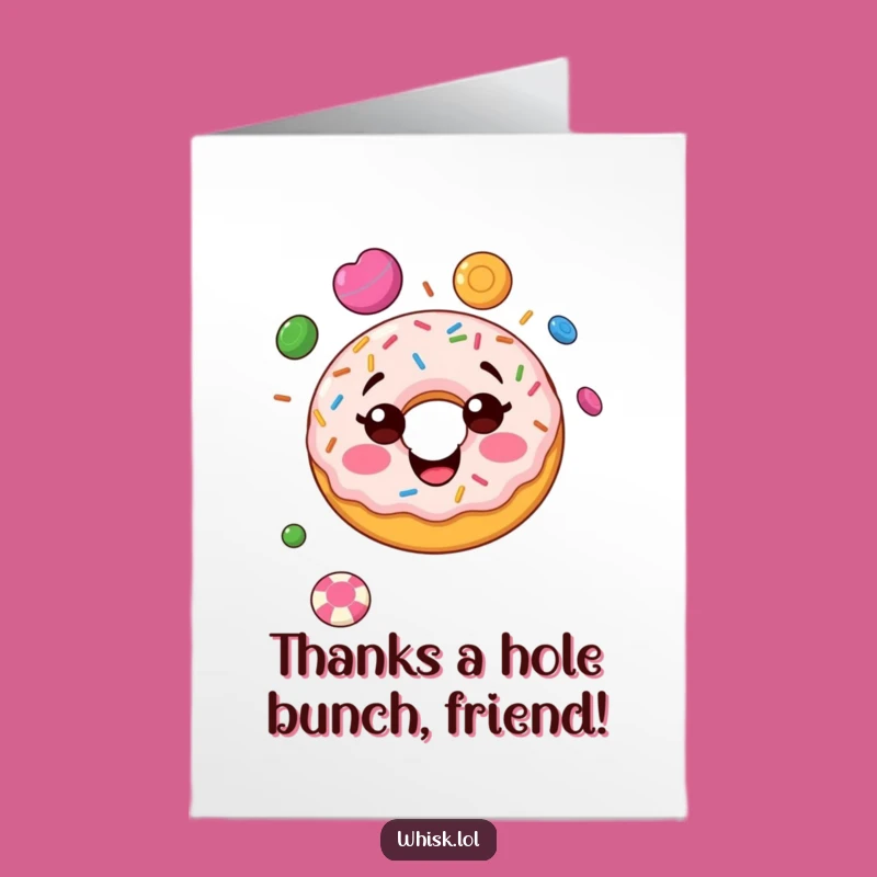 Free Printable Donut Thank You Card: Deliciously Grateful, Funny Downloadable Gift!