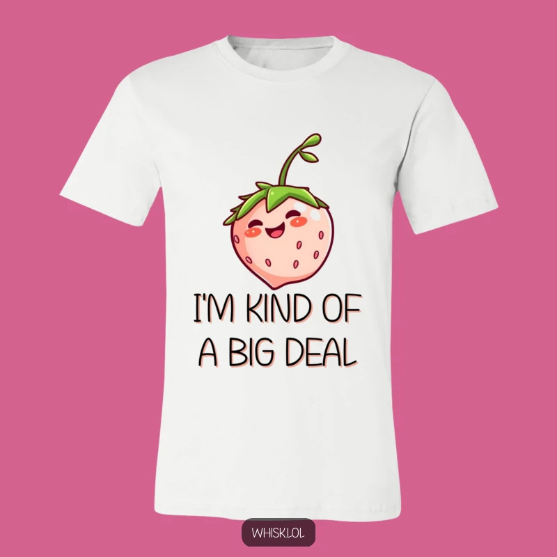 Funny Giggling Strawberry T-Shirt - Spin with Joy, Ideal Funny Gift for Her